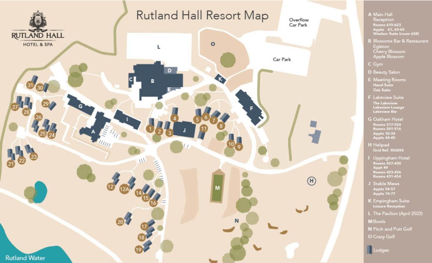 Rutland Hall Hotel 오크햄 외부 사진